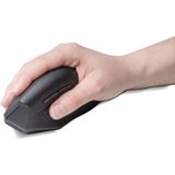 CONNECT IT - Ergonomische Draadloze Muis - Zwart - Optisch - DPI 1600