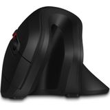 Connectit - CONNECT IT FOR HEALTH - Ergonomische Verticale Muis - Draadloos - Zwart