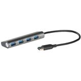 i-tec Metal U3HUB448 interface hub USB 3.2 Gen 1 (3.1 Gen 1) Type-A 5000 Mbit/s Grijs
