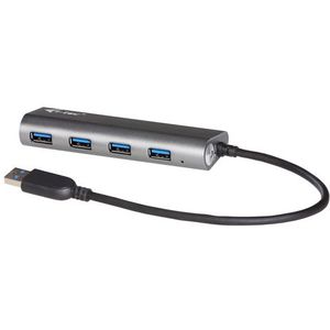 i-tec Metal U3HUB448 interface hub USB 3.2 Gen 1 (3.1 Gen 1) Type-A 5000 Mbit/s Grijs