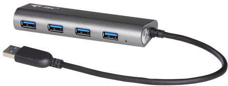 i-tec Metal U3HUB448 interface hub USB 3.2 Gen 1 (3.1 Gen 1) Type-A 5000 Mbit/s Grijs
