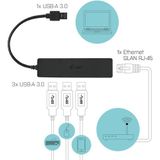 i-Tec USB Hub - Netwerkadapter - USB 3.2 Gen 1