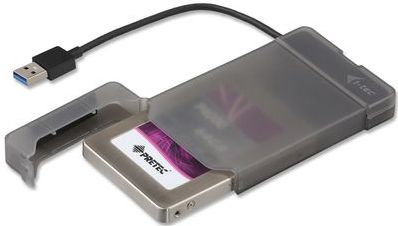 i-tec - MySafe USB 3.0 - Harddisk Behuizing - Zwart - 2.5"