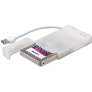 i-tec - MySafe USB 3.0 - Externe Behuizing - Wit - Kunststof - Voor 2,5 Inch HDD/SSD