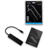 i-tec Advance C31HUB404 interface hub USB 3.2 Gen 2 (3.1 Gen 2) Type-C 5000 Mbit/s Zwart
