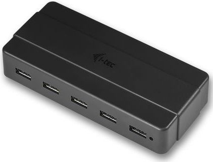 i-tec U3HUB742 interface hub USB 3.2 Gen 1 (3.1 Gen 1) Type-B 5000 Mbit/s Zwart