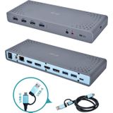 i-tec USB A/USB-C Dual Display Docking Station - 4K/5K