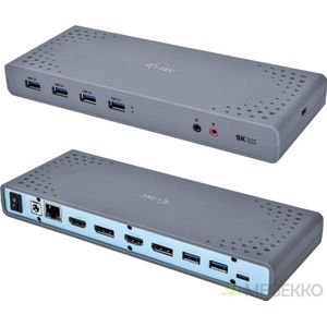 i-tec USB A/USB-C Dual Display Docking Station - 4K/5K