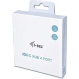 USB Hub I-Tec C31HUBMETAL403 USB X 4 Grey
