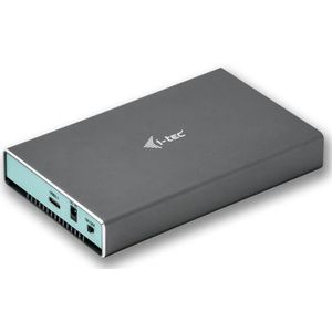 I-tec - MySafe - Externe Behuizing - Aluminium - Voor 2x M.2 SATA SSD