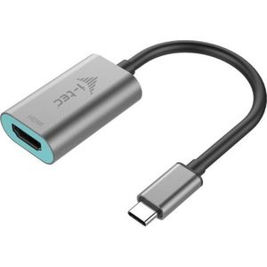 i-tec USB-C naar HDMI Metaal Video Adapter 4K/60Hz voor Windows MacOS Linux