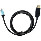 I-tec - Usb-c Naar Displayport Kabel - 150 Cm - Zwart