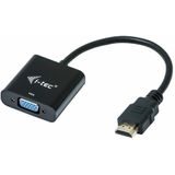 i-tec HDMI naar VGA Video Adapter - Full HD/60 Hz, met 3,5mm Audio