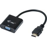 i-tec HDMI naar VGA Video Adapter - Full HD/60 Hz, met 3,5mm Audio