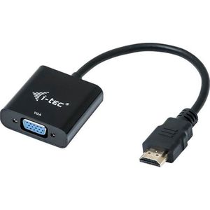 i-tec HDMI naar VGA Video Adapter - Full HD/60 Hz, met 3,5mm Audio