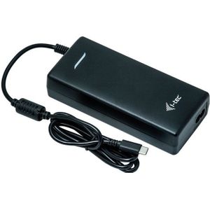 i-tec Universal Charger USB-C PD 3.0 + 1x USB 3.0, 112W - Opladers voor mobiele telefoons (112W, binnen, netvoeding, 2,3A, grijs)