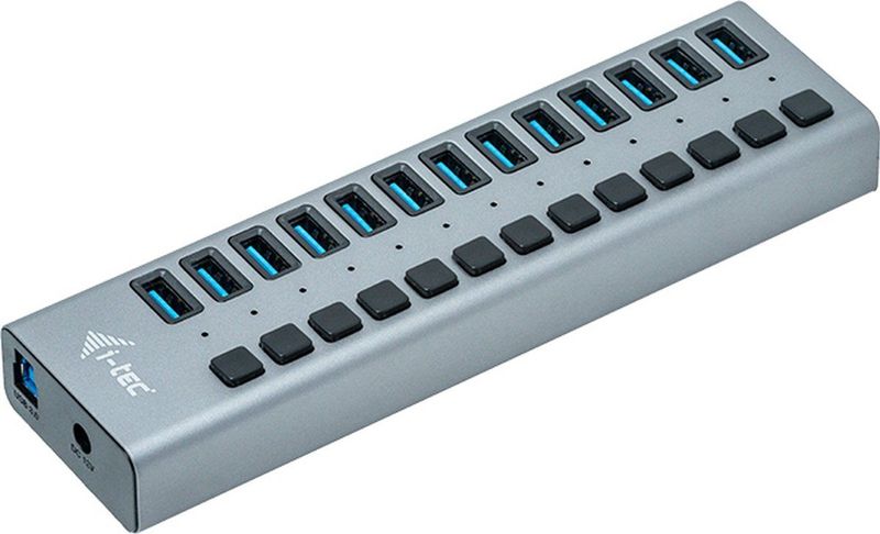 i-Tec USB Oplader - 13 Poorten - Power Adapter 60W