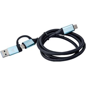i-tec USB-C naar USB-C kabel met USB 3.0 adapter inbegrepen