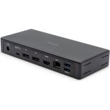 i-tec USB-C Docking Station 3x4K met Power Delivery 85W, 2x DisplayPort 1x HDMI 1x GLAN 3x USB 3.1 1x USB-C 1x Audio/Mic voor Windows MacOS