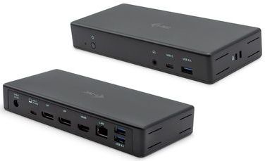 i-Tec - Thunderbolt 3 / USB-C Docking Station - Triple DisplayPort 4K - Zwart
