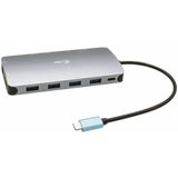 i-tec USB-C 3 x Full HD Nano dockingstation – 2 x DisplayPort 1 x HDMI 1 x GLAN 1 x USB-C 2 x USB 3.1 2 x USB 2.0 1 x audio met Power Delivery 100 W
