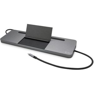 i-Tec - Thunderbolt 3 / USB-C Docking Station - 10-in-1 - 4K - Aluminium