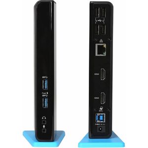 Dockstation i-Tec U3DUALHDMIDOCK Black