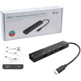 i-Tec Travel Easy Dockingstation - USB-C - Zwart - 60W