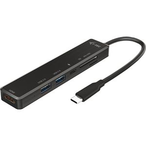 i-Tec Travel Easy Dockingstation - USB-C - Zwart - 60W
