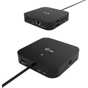 i-tec USB-C HDMI DP Docking Station with USB C Power Delivery 100W