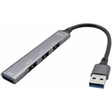 i-tec USB 3.0 Metal HUB 1x USB 3.0 + 3X USB 2.0 - Kompatibel mit Allen Laptops/Tablets USB 3.0-Anschlüssen