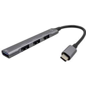i-tec Metal C31HUBMETALMINI4 interface hub USB 3.2 Gen 1 (3.1 Gen 1) Type-C Metallic