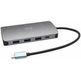 i-tec USB-C Metal Nano Dock - HDMI VGA - 112W - Grijs