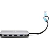 i-Tec USB-C Nano Dock - 2x HDMI + VGA + Ethernet + USB-A + Kaartlezer