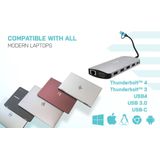i-Tec USB-C Nano Dock - 2x HDMI + VGA + Ethernet + USB-A + Kaartlezer