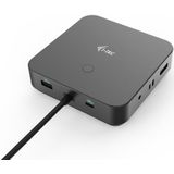 I-Tec USB-C Dockingstation - HDMI Dual DP - 4K - Zwart