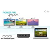 I-Tec USB-C Dockingstation - HDMI Dual DP - 4K - Zwart