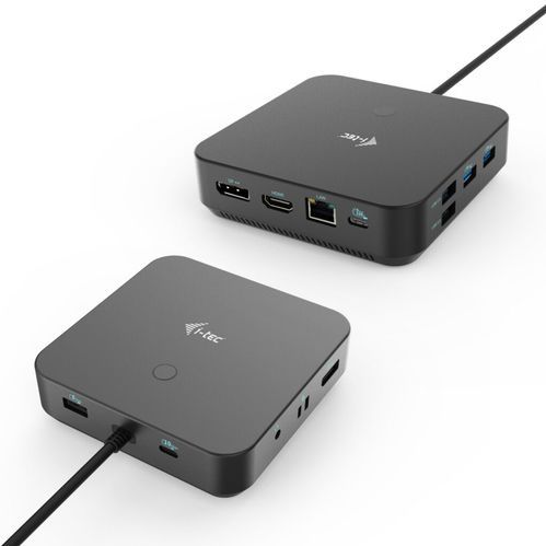 I-Tec USB-C Dockingstation - HDMI Dual DP - 4K - Zwart