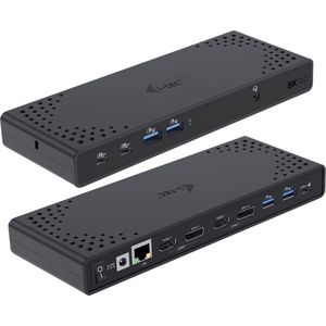 I-tec USB-C Docking Station Dubbel 4K Display en vele andere poorten.