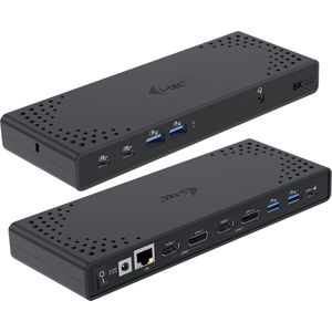i-tec USB 3.0 / USB-C / Thunderbolt 3 Dual Display Docking Station Gen2 + Power Delivery 100W