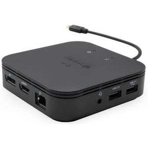i-tec Thunderbolt 3 Travel Dock Dual 4K Display with Power Delivery 60W + Universal Charger 77 W