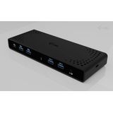 i-tec Universeel Dual 4K Display Docking Station - Power Delivery 85W