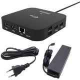 i-tec USB-C Dual HDMI Docking Station with Power Delivery 100 W + Universal Charger 100W