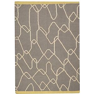 Kilim JP 11063 grijs/wit 150 x 240 cm