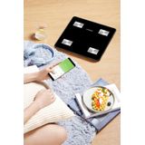 Concept VO4001 weegschaal Rechthoek Zwart Elektronische weegschaal