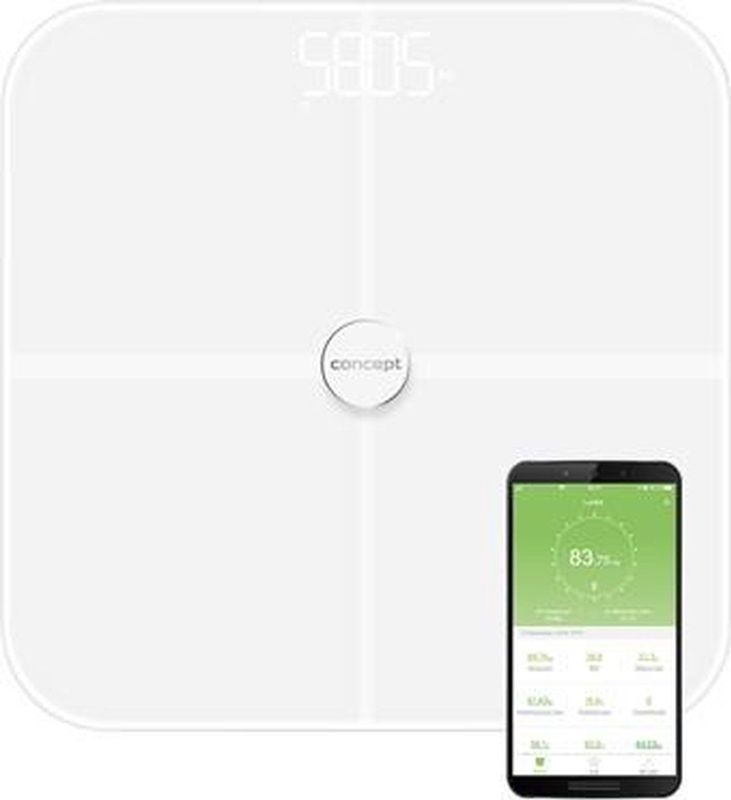 Concept VO4010 weegschaal Rechthoek Wit Elektronische weegschaal