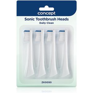 Concept Hausgeräte ZK0050 Verwisselbare borstelkoppen, Daily Clean voor de dagelijkse verzorging, wit