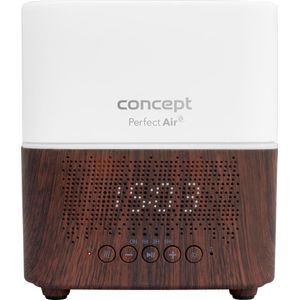 Concept DF2011 Perfect Air Dark Wood aroma diffuser Bluetoothspeler en wekker 1 st