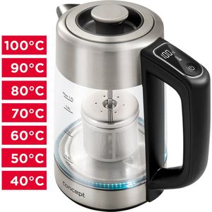 Concept - Waterkoker 1.7L - temperatuurregeling en koffiezetapparaat