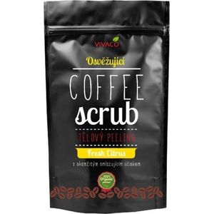 Coffee Scrub met Fresh Citrus (100% organisch)  - 200g - "" Gratis Scrub-lepel t.w.v. €2,95